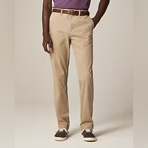 NWT J. Crew 770™ Straight-fit stretch chino pant Khaki 33 x 32